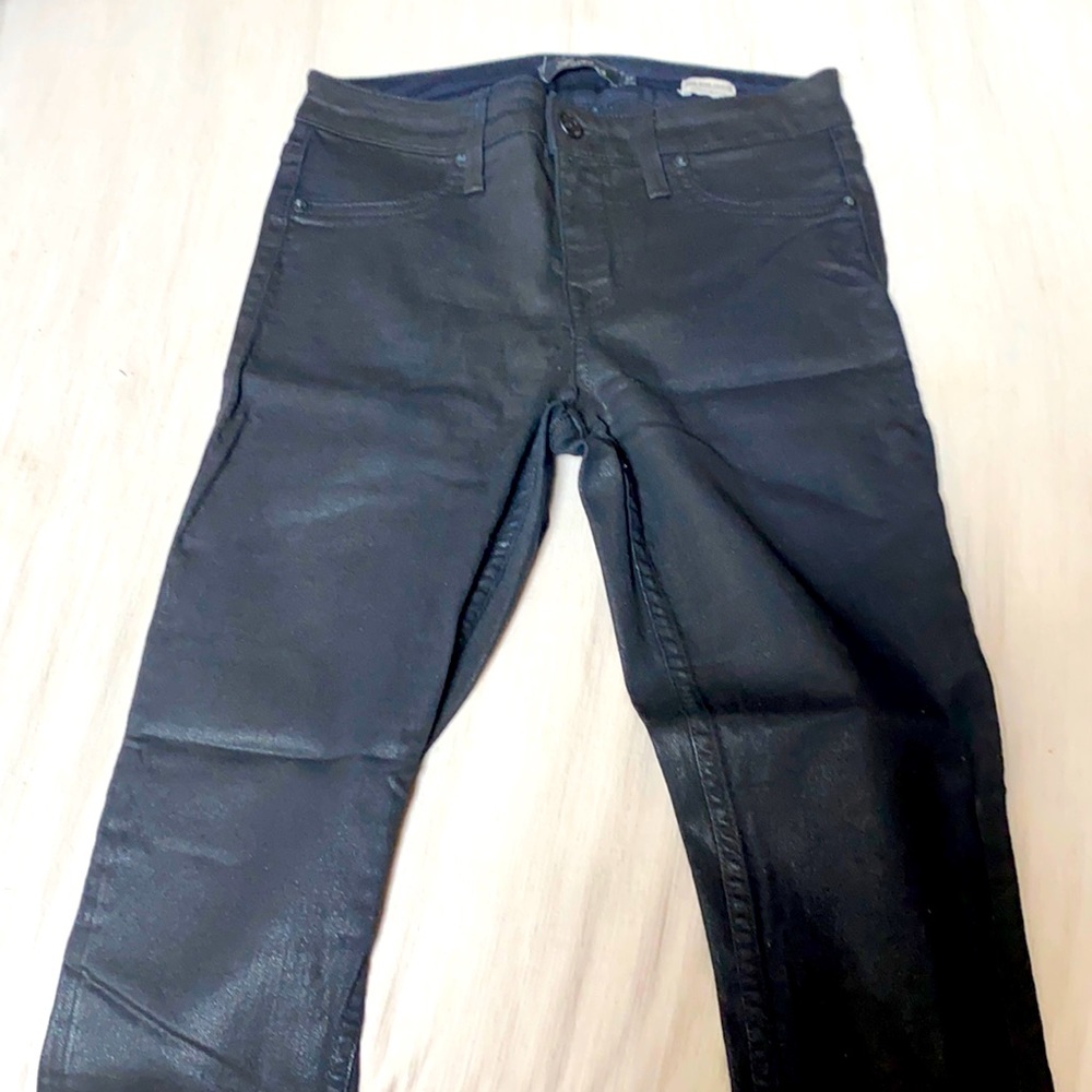 Level 99 faux leather jeans